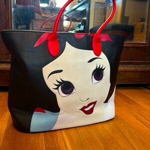 Loungefly Black and Red Snow White Tote